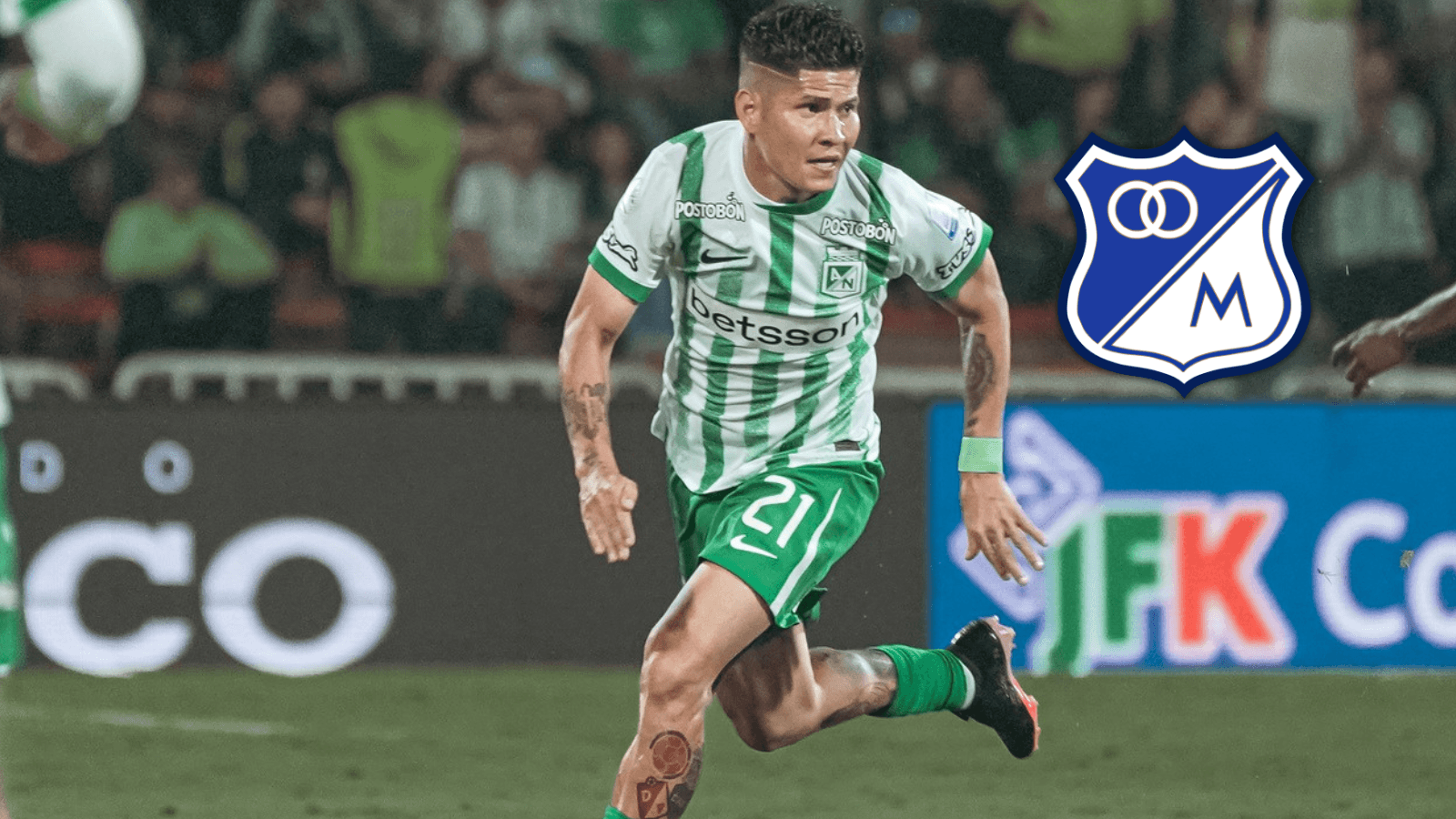 La confesión de Jorman Campuzano con el equipo de sus amores y su presente en Nacional Foto: Escudoteca y Nacionaloficial