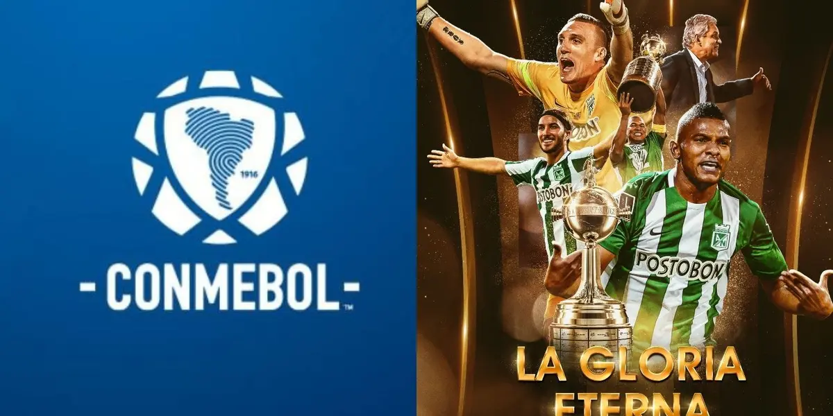 La CONMEBOL tuvo un gesto con Atlético Nacional por una fecha especial.