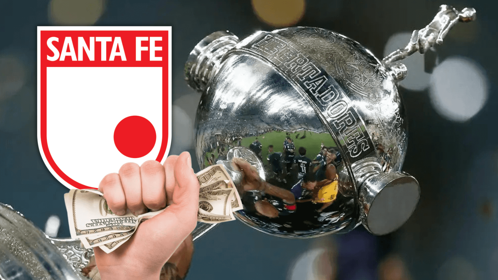 La CONMEBOL y el tremendo premio que sumó Independiente Santa Fe de cara al 2026 Foto: CONMEBOL, Pexels y Escudoteca