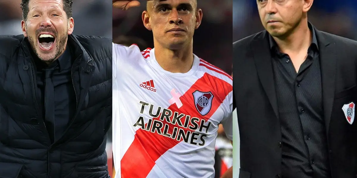 La decisión de Marcelo Gallardo y de Diego Simeone sobre el futuro club de Rafael Santos Borré que dejaron sorprendido al colombiano.