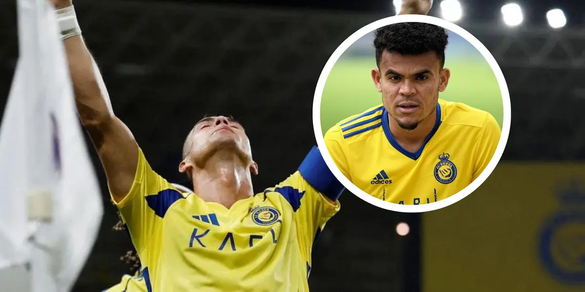 La diferencia posible de salarios entre Cristiano y Luis Díaz Foto: Al Nassr y Grox