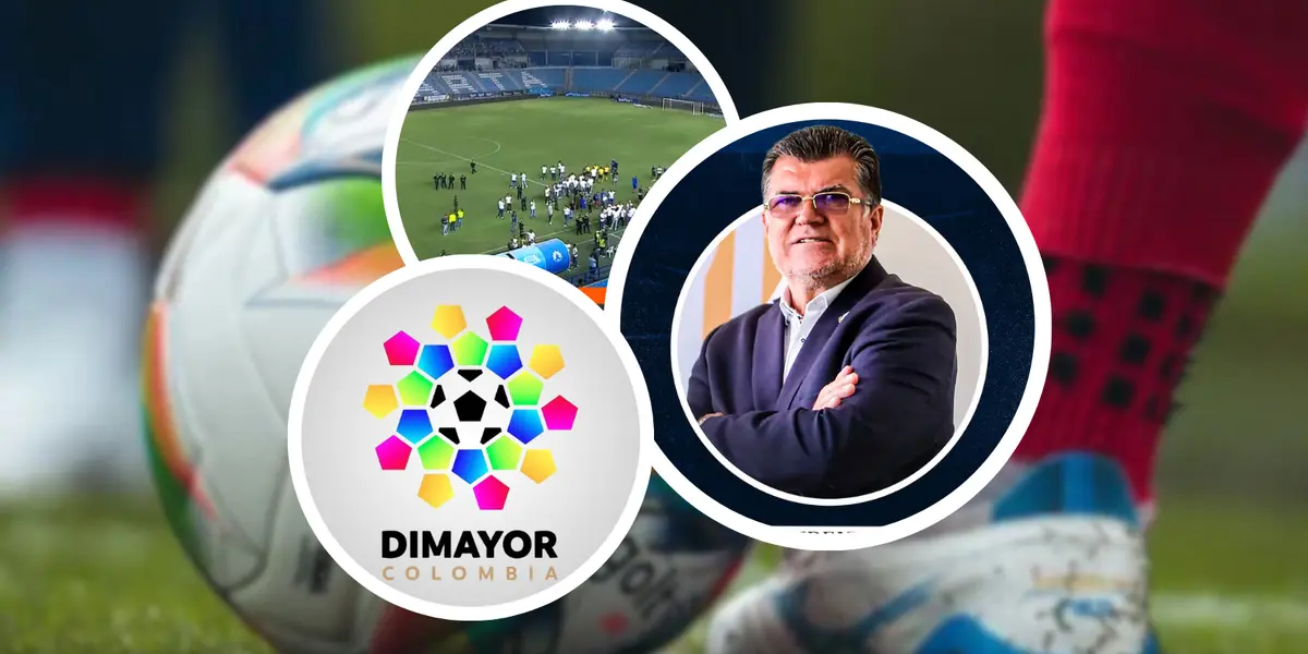 La DIMAYOR reaccionó al escándalo del Unión vs Once Caldas y anunció una decisión clave. Foto: Dimayor, Captura de Win y Escudoteca