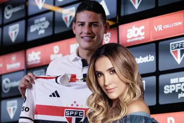 La exesposa del futbolista colombiano asistió al más reciente partido de Lionel Messi en Miami.