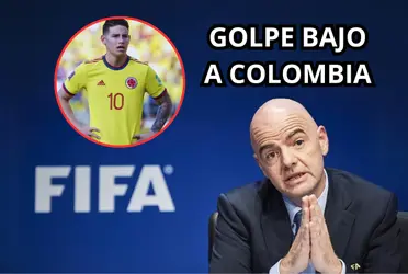 La FIFA le dio un golpe bajo a la Selección Colombia apenas inició el año 2024.