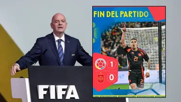 La FIFA reaccionó por la Selección Colombia. Foto tomada de Gol Caracol y El Mundo. 