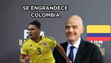 Se engrandece Colombia, mira como la FIFA se rindió a los pies de Radamel Falcao
