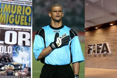 La FIFA tuvo un emotivo gesto con el fallecido portero colombiano Miguel Calero.