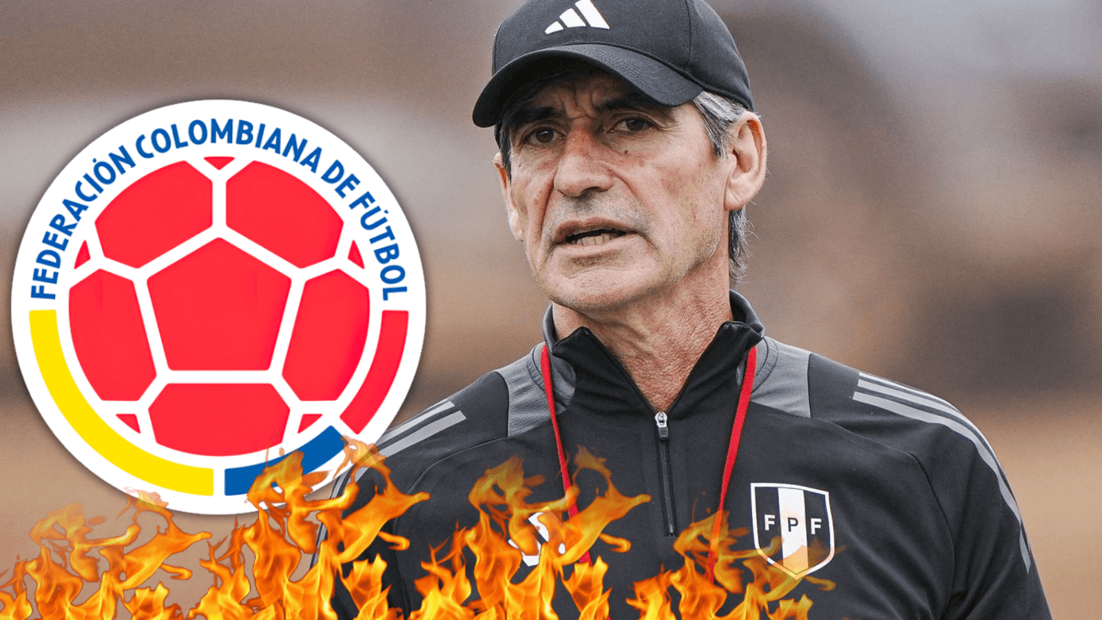 La frase del técnico peruano encendió la previa del choque con Colombia. Foto: Escudoteca y FPF