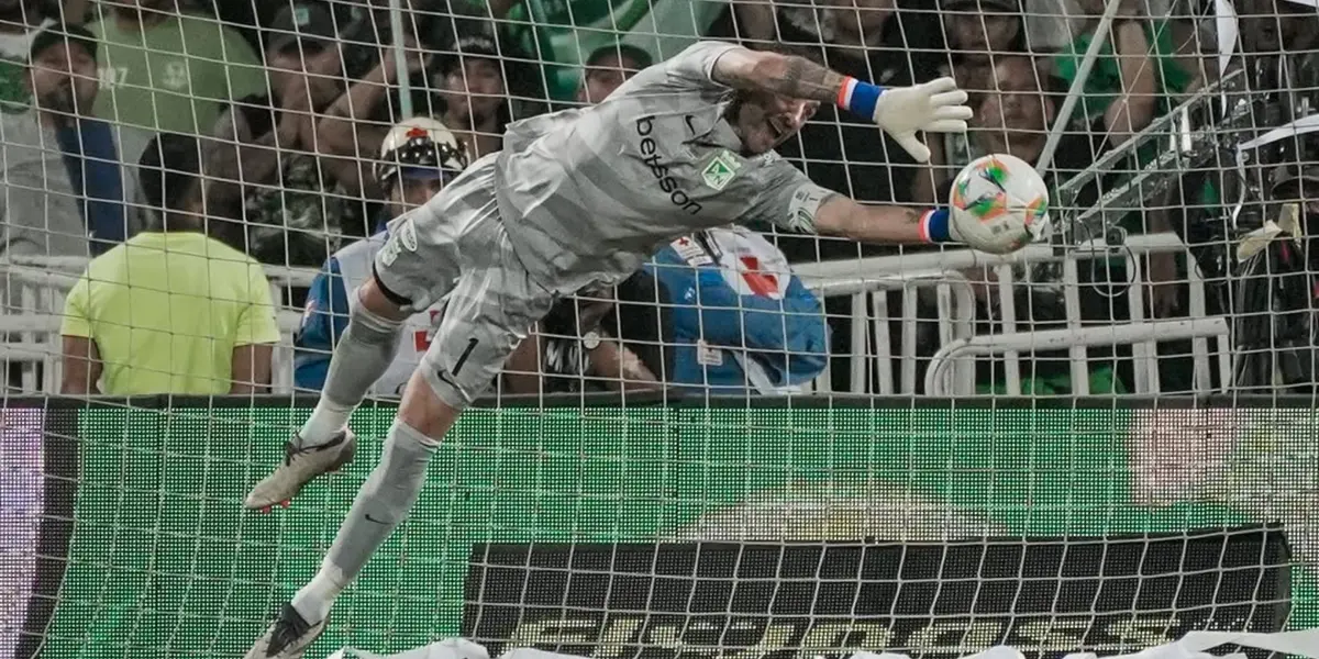 ¡La gran oportunidad! Mateo Valencia, el joven arquero que reemplazará a Ospina. Foto: Instagram