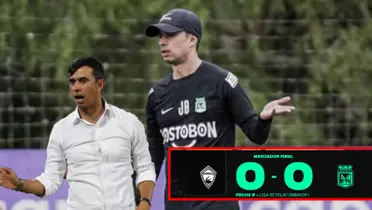 La insólita excusa de Jhon Bodmer porque Atlético Nacional arrugó ante Patriotas (Foto tomada redes Nacional)