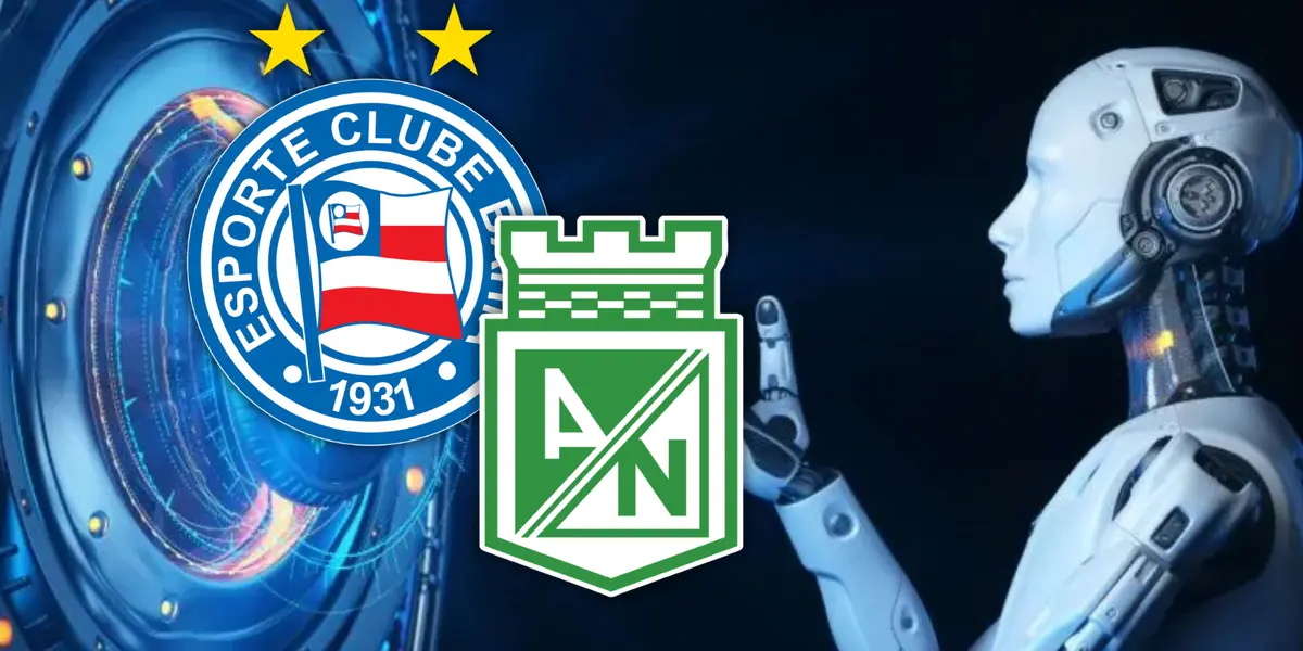 La Inteligencia Artificial anticipa un partido táctico y con pocas emociones entre Bahía y Nacional. Foto: Escudoteca y SCI Web