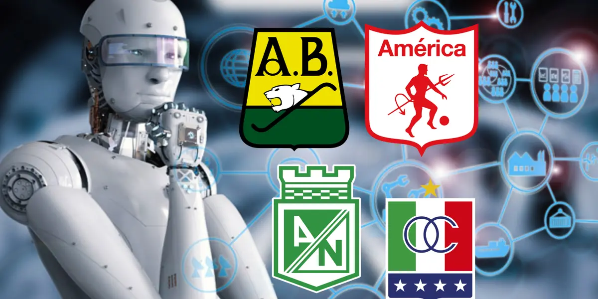 La Inteligencia Artificial se la juega con los equipos colombianos Foto: SCI Web y Escudoteca