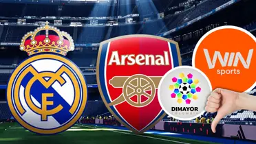 La jugada de Win que sorprende a todos en plena Champions League Foto: Dimayor, UCL y Win Sports