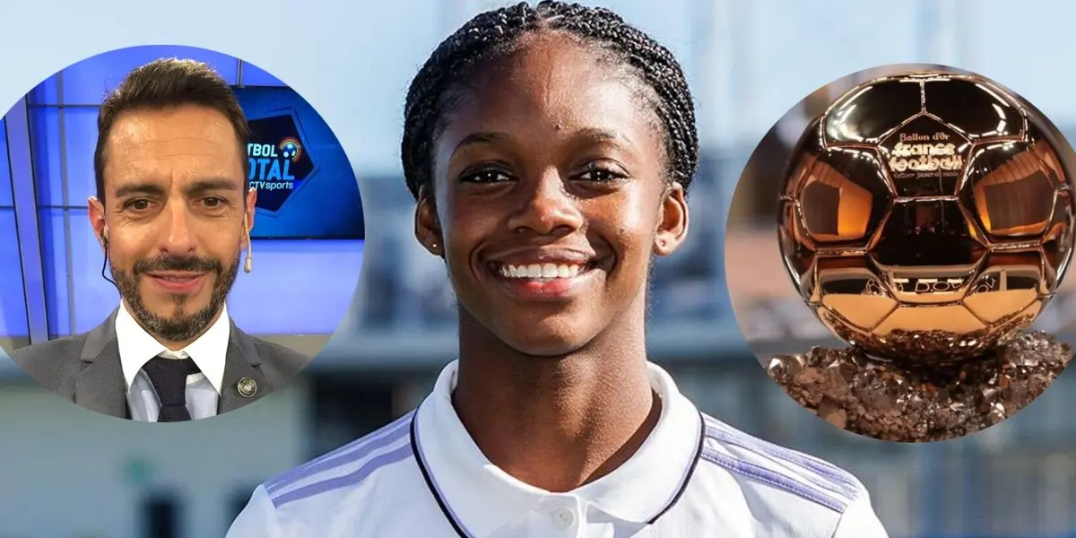 La jugadora colombiana está presente en la gala del Balón de Oro