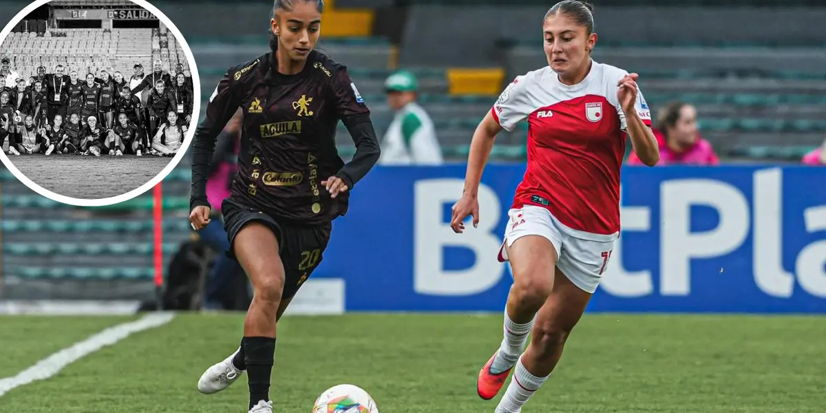 La lamentable imagen que dejó el clásico de rojas en la Liga Femenina Foto: América de Cali