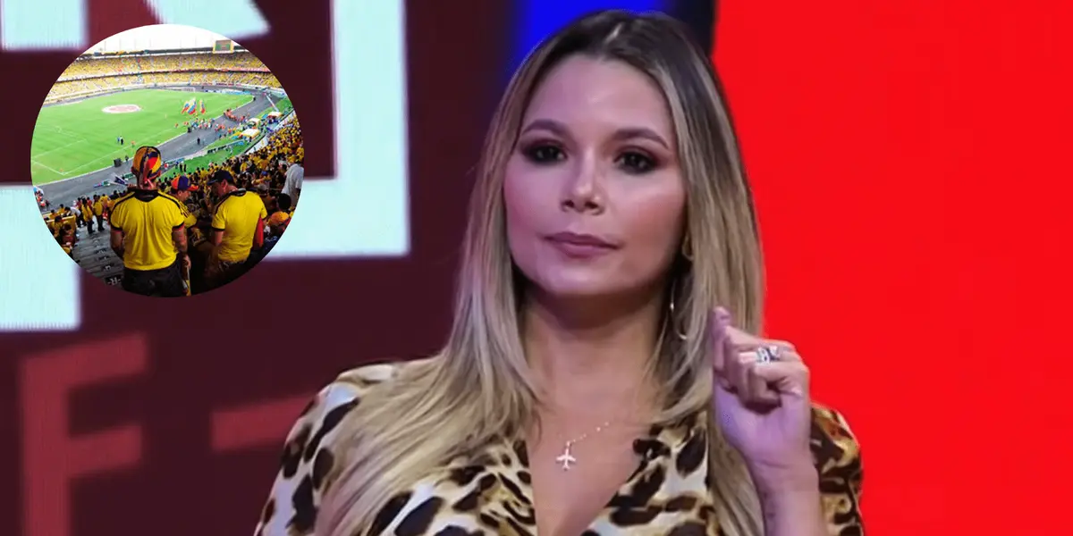 La periodista Melissa Martínez criticó fuertemente a la Selección Colombia por el horario para el partido contra Uruguay.