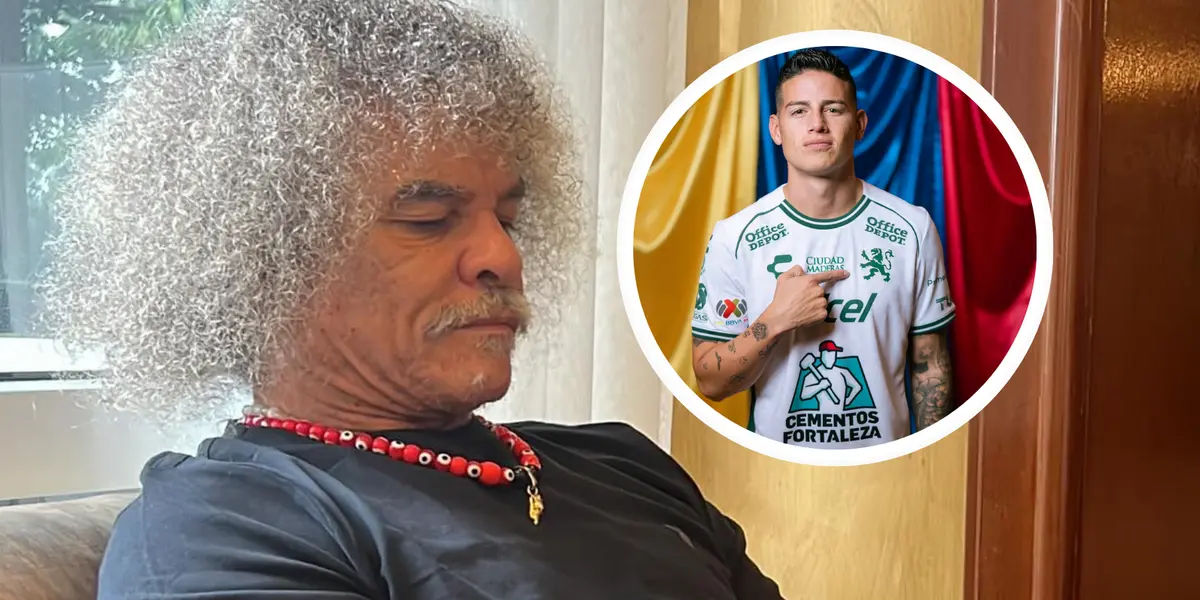 La polémica elección del Pibe Valderrama sobre sus jugadores del Momento Foto: Carlos Valderrama y James Rodríguez