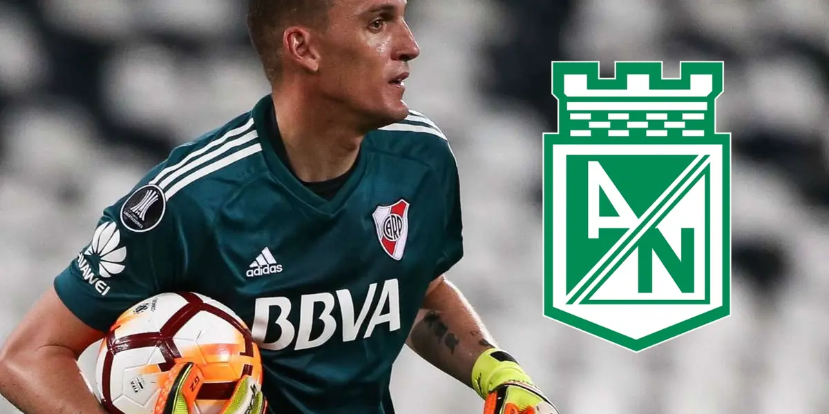 La prensa argentina informó una noticia de Franco Armani que causó descontento entre los hinchas de Atlético Nacional.