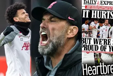 La prensa de Inglaterra lanza la advertencia de lo que puede venir en el Liverpool de Jürgen Klopp tras el juego contra el Arsenal, buena noticia para Luis Díaz.
