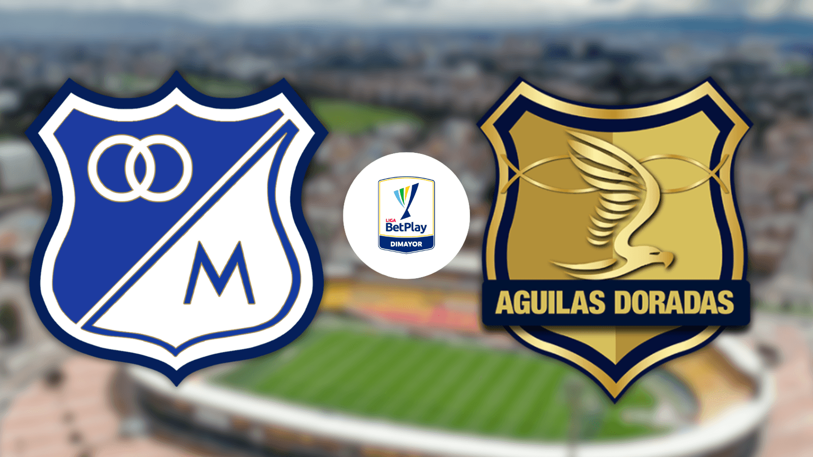 La previa del Millonarios vs Aguilas Doradas en el Estadio El Campín Foto: IDRD y Escudoteca