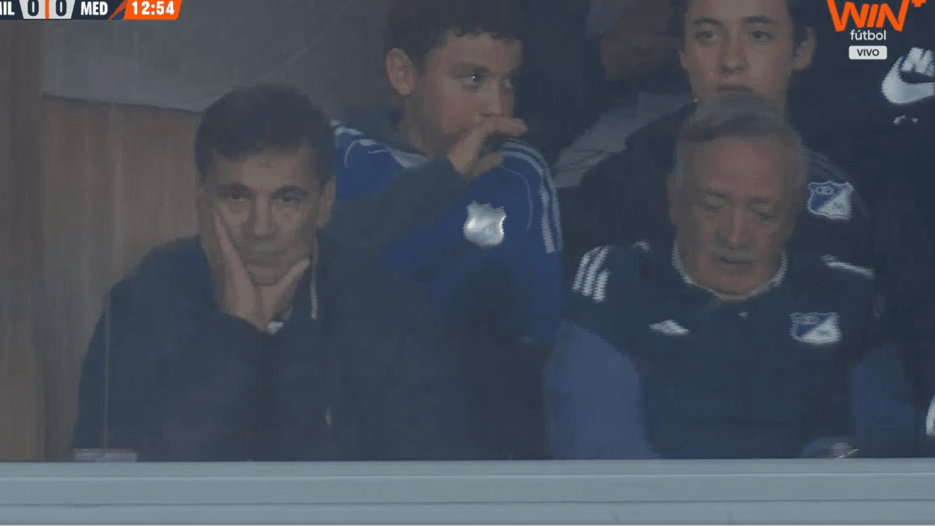 La reacción de Bustos al ver jugar a Millonarios