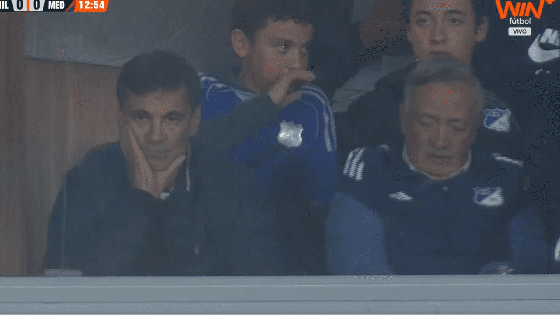 La reacción de Bustos al ver jugar a Millonarios