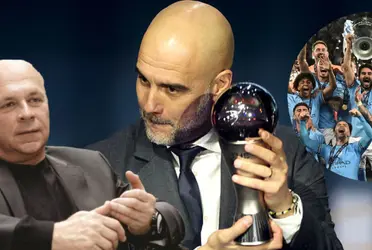 La reacción de Carlos Antonio Vélez porque DT Pep Guardiola ganó premio The Best