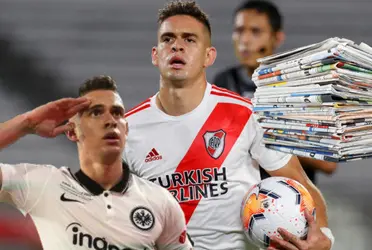 La reacción de la prensa argentina porque River Plate busca fichar a Santos Borré