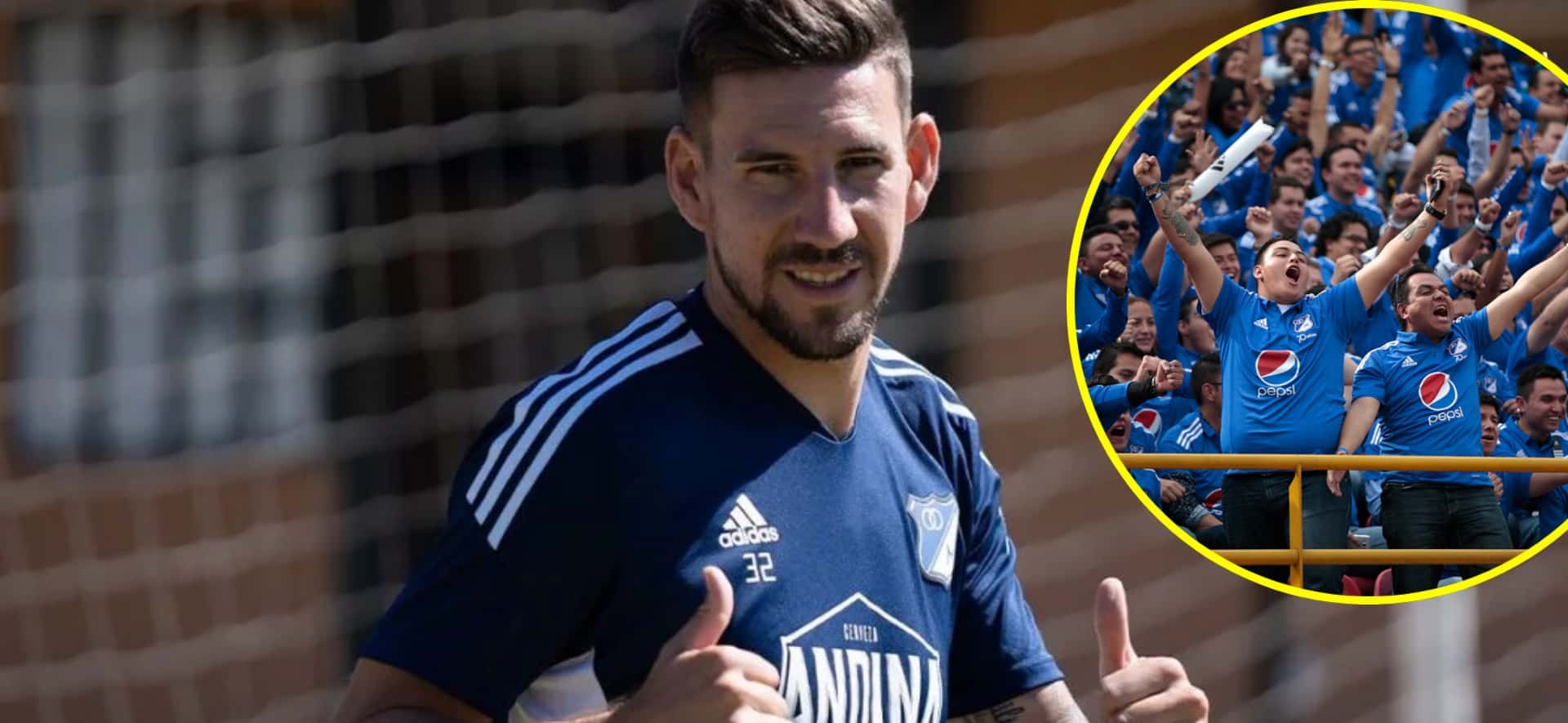 La reacción de los hinchas de Millonarios por Giordana vs Independiente Medellín