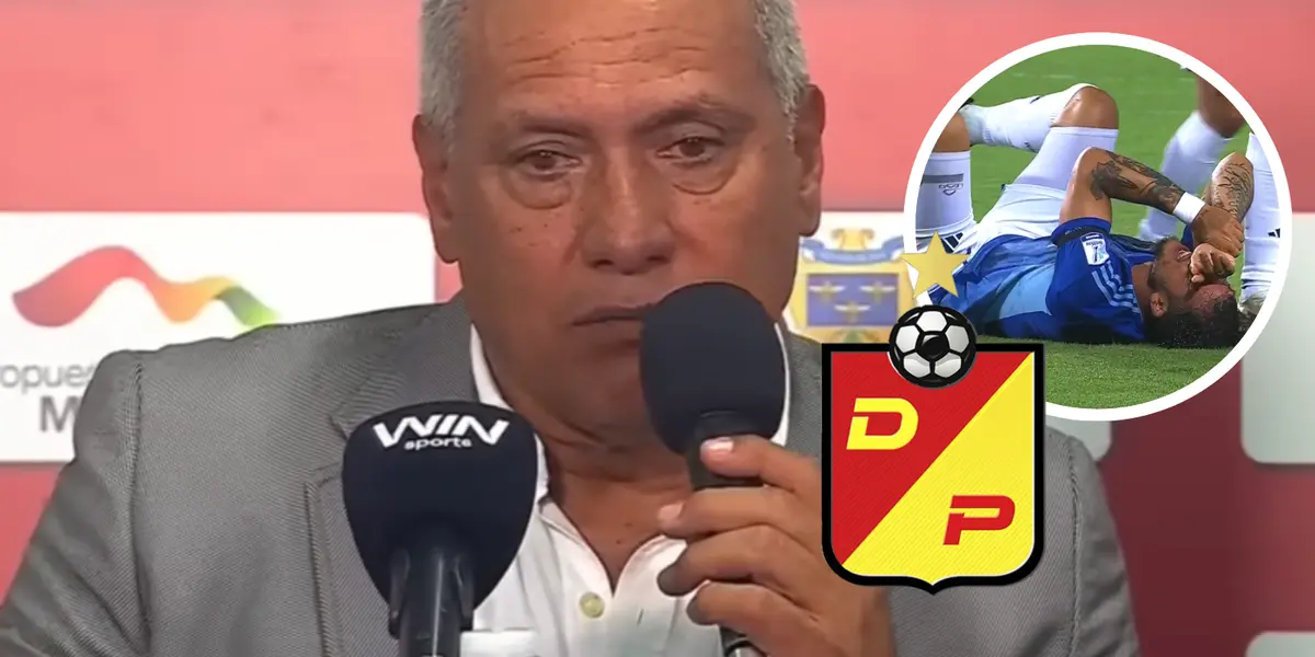 La reflexión del DT de Millonarios luego de la derrota en Pereira esta noche Foto: Captura de DIMAYOR, Escudoteca y Win Sports