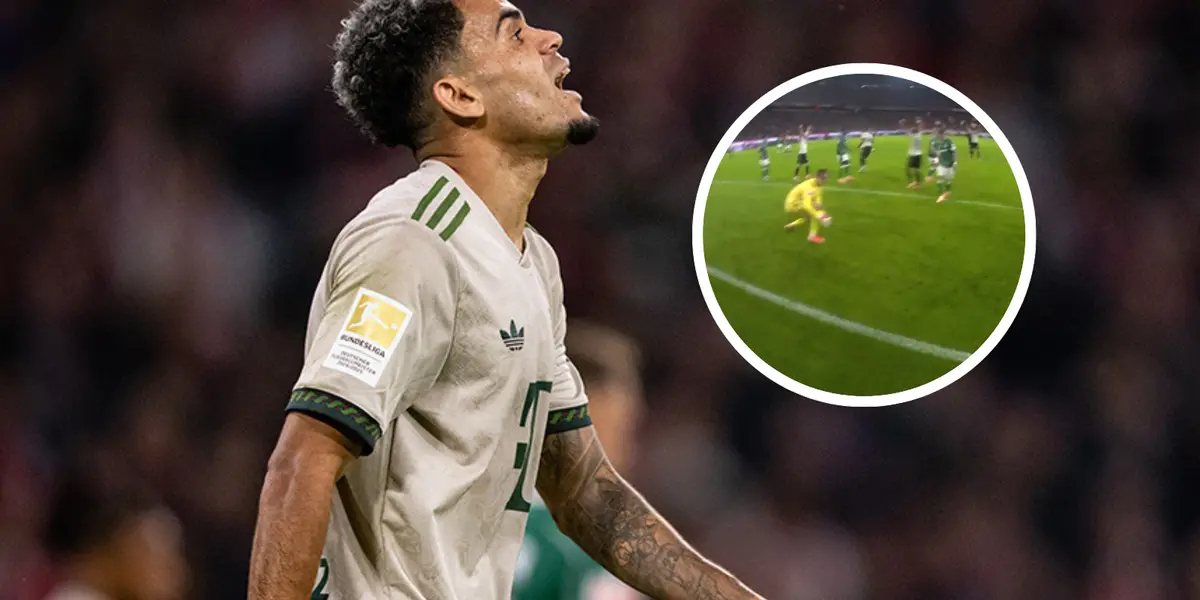La revelación de Luis Díaz luego del curioso gol del que se le da autoría en Alemania Foto: FC Bayern y Captura de ESPN