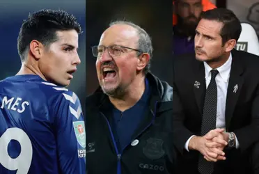 La salida de James Rodríguez del Everton quedó en evidencia a causa de Rafael Benítez y Frank Lampard hizo una revelación importante.