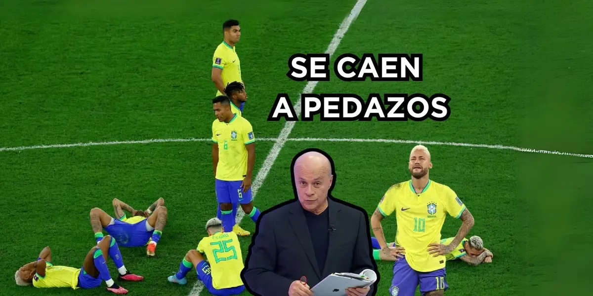 La Selección Brasil se cae a pedazos y Carlos Antonio Vélez hizo un análisis sobre los brasileños. 