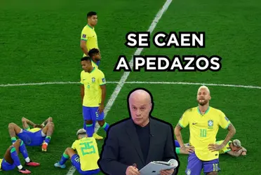 La Selección Brasil se cae a pedazos y Carlos Antonio Vélez hizo un análisis sobre los brasileños. 