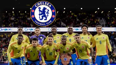 La Selección Colombia antes de jugar un partido