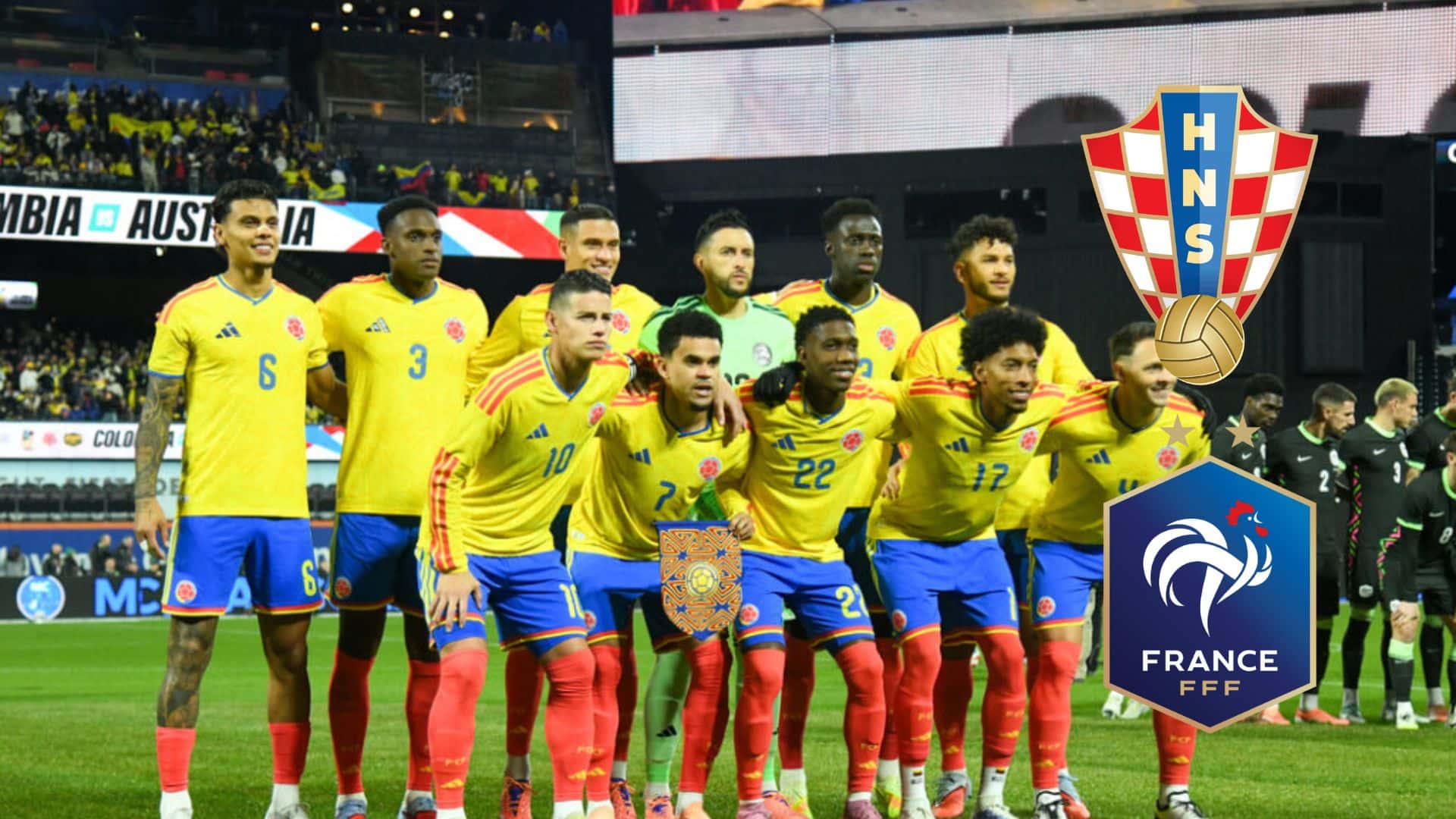 La Selección Colombia enfrentará a Croacia y Francia en marzo - FCF Selección Colombia