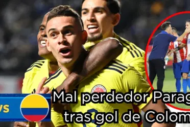 La selección Colombia está ganando 1-0 con un tanto de Rafael Santos Borré  