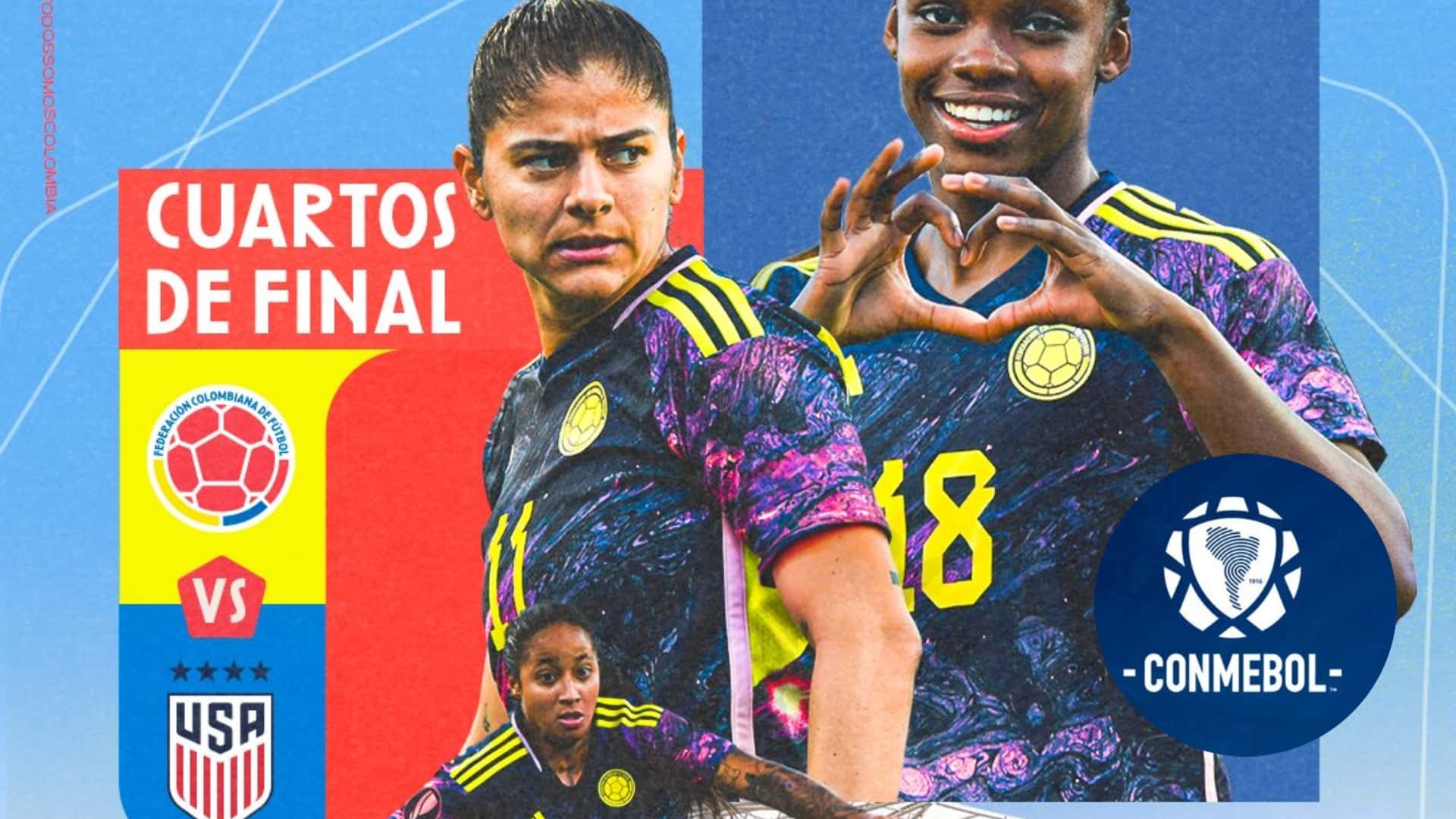 La selección Colombia Femenina quiere hacer historia (Foto tomada de redes Selección Colombia y Noticias Caracol)