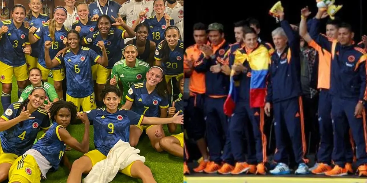 La Selección Colombia Femenina Sub 17 debió tener un mejor recibimiento en Colombia si se toma como referencia al equipo masculino.