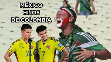La Selección Colombia ha sido superior a la Selección México hasta en la liga. Foto tomada de Revista Semana y RPP. 