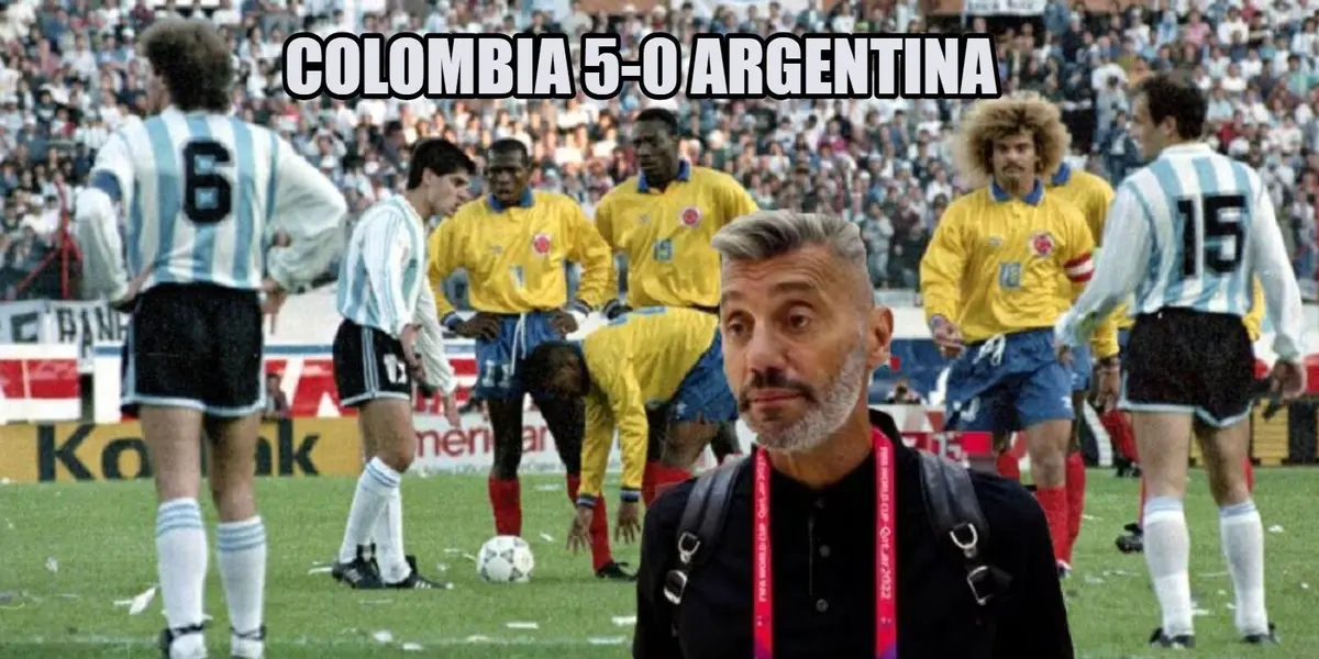 La selección Colombia hizo historia al vencer 5-0 a Argentina en la eliminatoria rumbo al Mundial de 1994