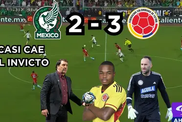 La Selección Colombia le ganó a la Selección de México.