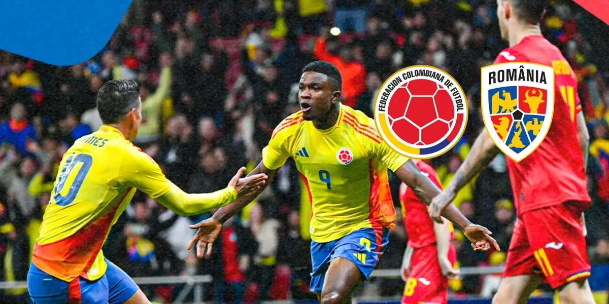 La Selección Colombia le ganó a la Selección Rumania en Madrid. Foto tomada de FCF.