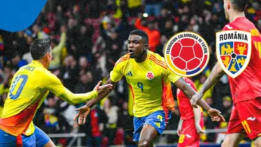 La Selección Colombia le ganó a la Selección Rumania en Madrid. Foto tomada de FCF. 
