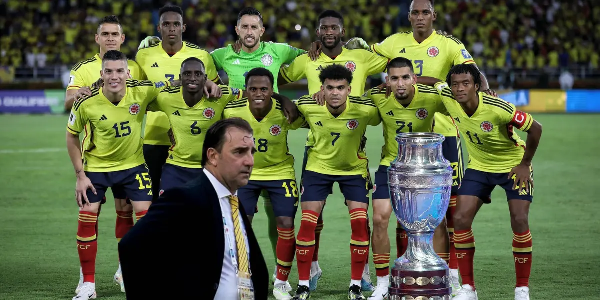 La Selección Colombia posando para los reporteros gráficos. FOTO: Revista Semana