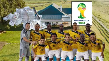 La Selección Colombia que jugó el Mundial de Brasil 2014. Foto tomada Supercalla Private Properties y Fútbol Red. 