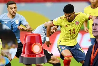 La selección Colombia se prepara para jugar ante Uruguay mañana en el estadio Metropolitano de Barranquilla