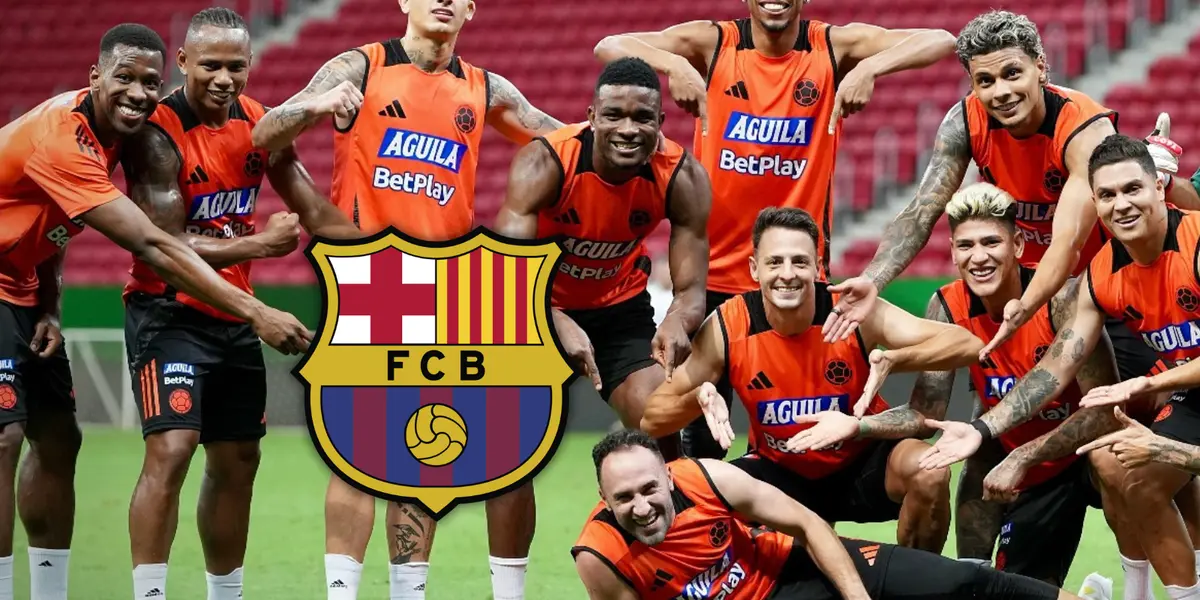 La Selección Colombia se prepara para enfrentar a Brasil Foto: FCF y Escudoteca