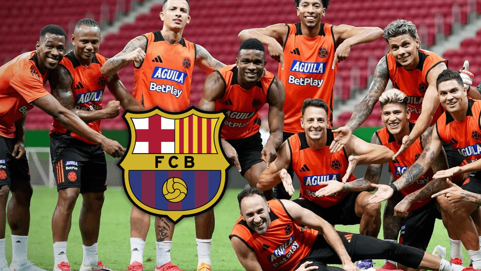 La Selección Colombia se prepara para enfrentar a Brasil Foto: FCF y Escudoteca