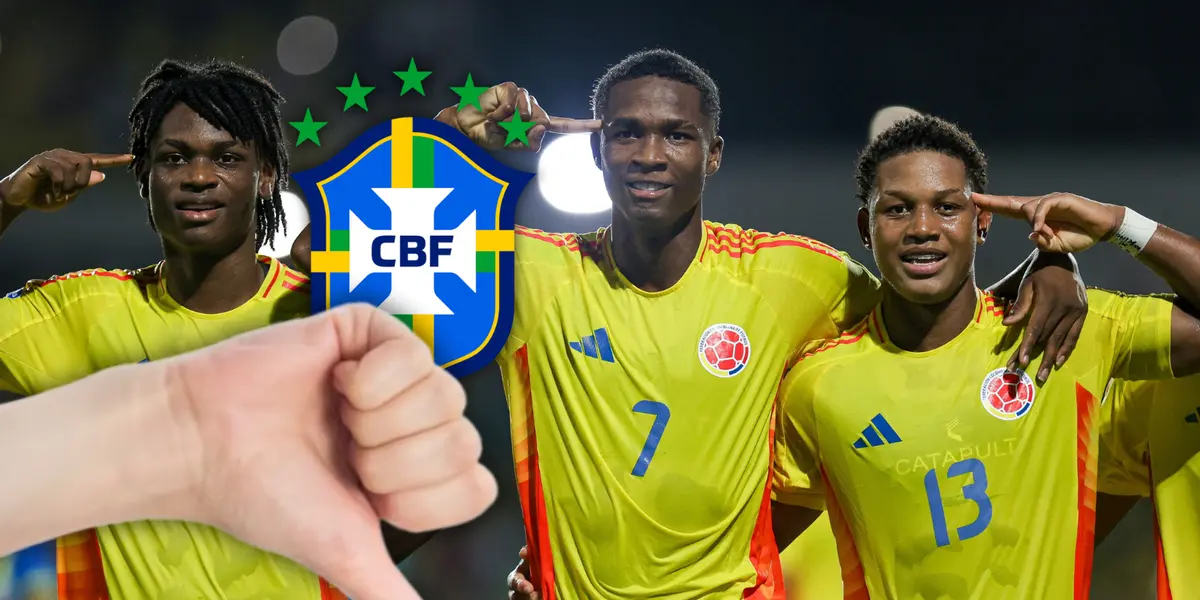 La Selección Colombia Sub 17 no pudo ante Brasil en la final del Sudamericano Foto: CONMEBOL, Escudoteca y Pexels
